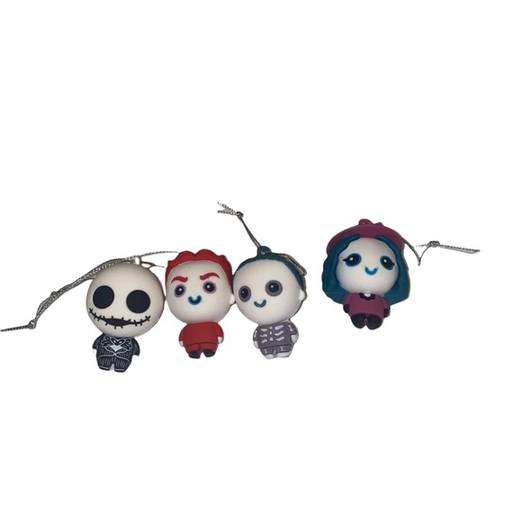 𝅺Hallmark The Nightmare Before Christmas Mystery Mini Ornaments Set Of 4 Jack - Picture 1 of 3